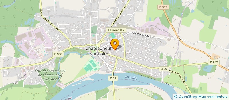 localisation de l'entreprise MONSIEUR MICHEL CHASSAGNE à CHATEAUNEUF-SUR-LOIRE
