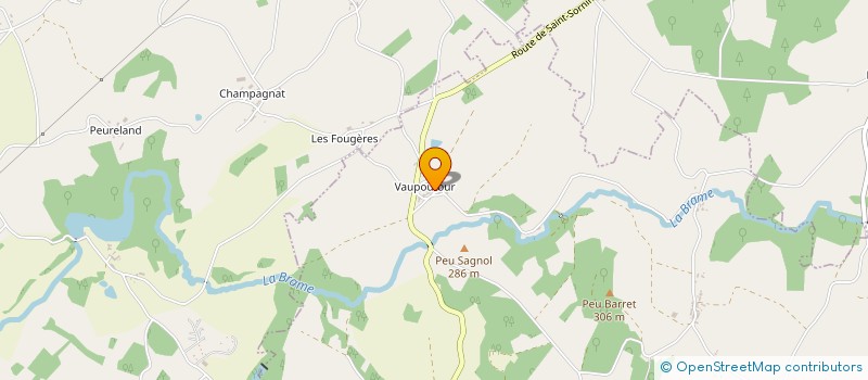 localisation de l'entreprise MONSIEUR MICHEL CHATAIGNON à SAINT-SORNIN-LEULAC