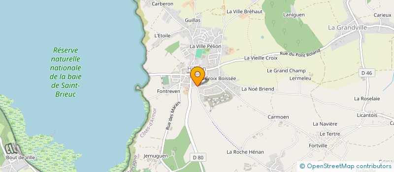 localisation de l'entreprise MONSIEUR MICHEL CHATELLIER à HILLION