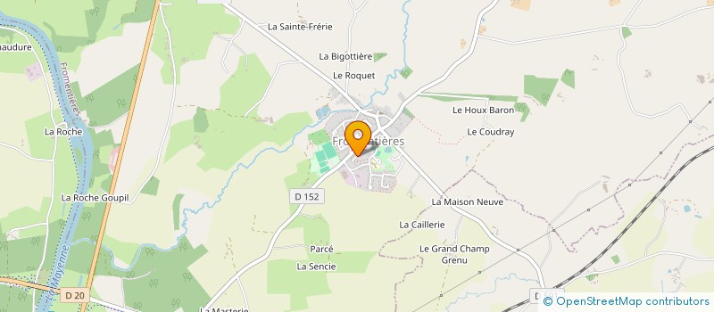 localisation de l'entreprise MONSIEUR MICHEL CHAUDET à FROMENTIERES