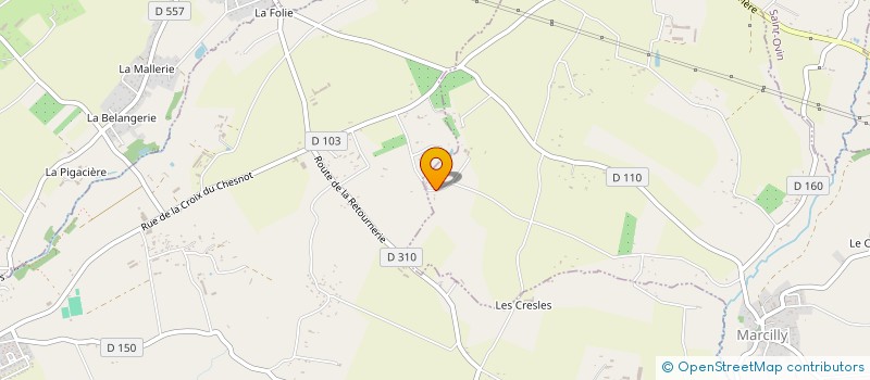 localisation de l'entreprise MONSIEUR MICHEL CHAUMONT  DUCEY-LES CHERIS