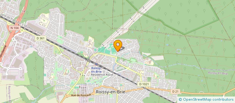 localisation de l'entreprise MONSIEUR MICHEL CHAUPARD  ROISSY-EN-BRIE