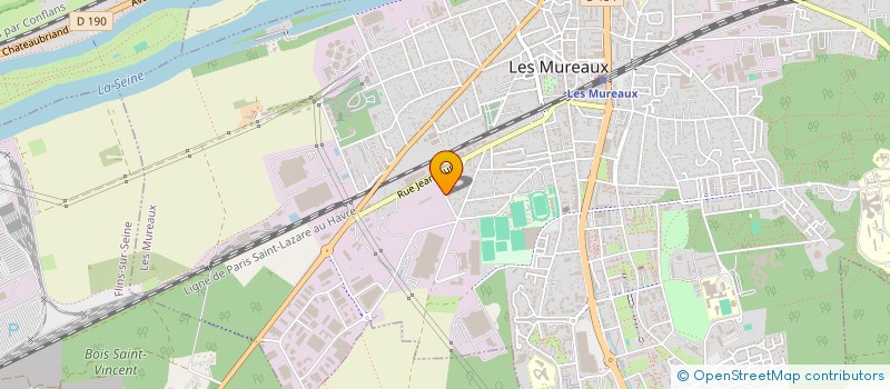 localisation de l'entreprise MONSIEUR MICHEL CHAUSSY à MUREAUX (LES)