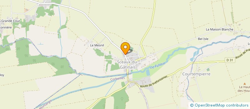 localisation de l'entreprise MONSIEUR MICHEL CHAUSSY à SCEAUX-DU-GATINAIS
