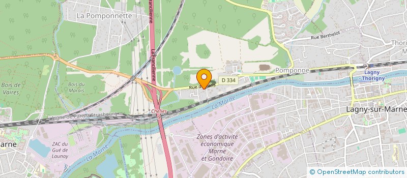 localisation de l'entreprise MONSIEUR MICHEL CHAUVEAU à POMPONNE