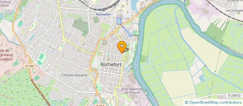 localisation de l'entreprise MONSIEUR MICHEL CHAUVEAU à ROCHEFORT