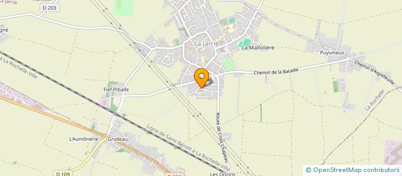 localisation de l'entreprise MONSIEUR MICHEL CHAUVEAU  LA JARRIE