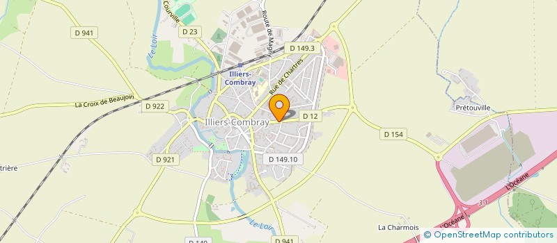 localisation de l'entreprise MONSIEUR MICHEL CHAUVEAU à ILLIERS-COMBRAY