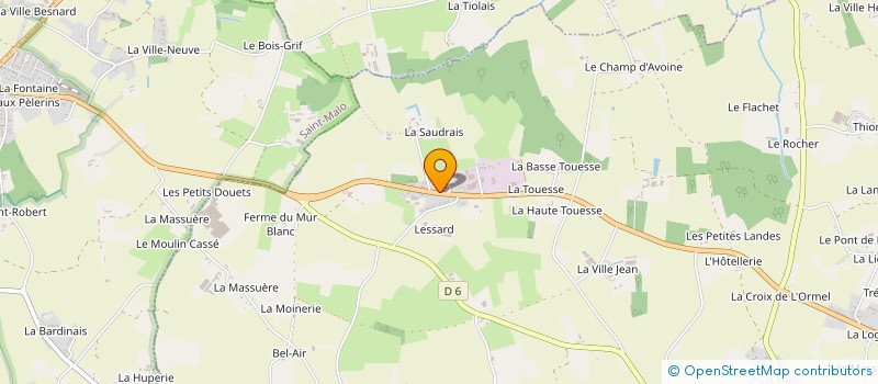localisation de l'entreprise MONSIEUR MICHEL CHAUVEL à SAINT-COULOMB