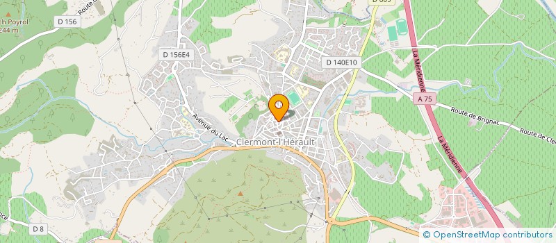 localisation de l'entreprise MONSIEUR MICHEL CHAUVEL  CLERMONT-L'HERAULT