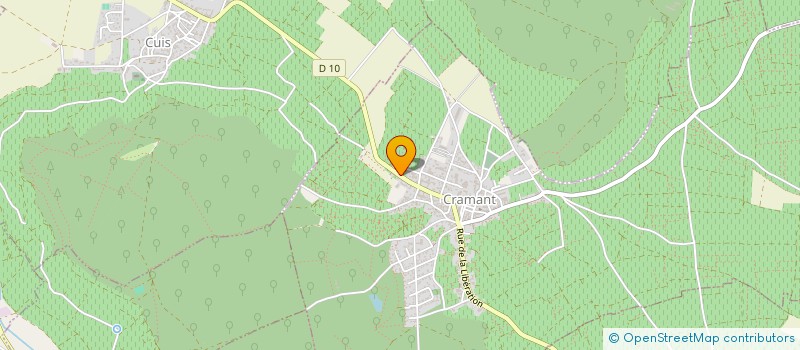 localisation de l'entreprise MONSIEUR MICHEL CHAUVET à CRAMANT