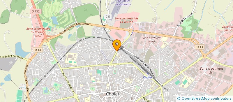 localisation de l'entreprise MONSIEUR MICHEL CHAUVIN à CHOLET