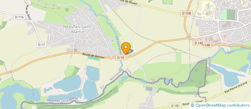 localisation de l'entreprise MONSIEUR MICHEL CHAUVIN  NEAUFLES-SAINT-MARTIN