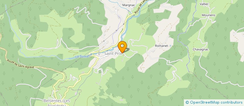 localisation de l'entreprise MONSIEUR MICHEL CHAVANIER à SAINT-PRIX