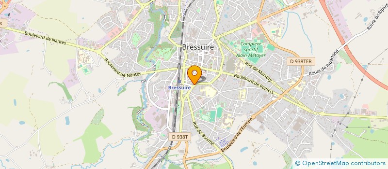 localisation de l'entreprise MONSIEUR MICHEL CHAVIGNON  BRESSUIRE