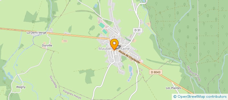 localisation de l'entreprise MONSIEUR MICHEL CHEMITH  MAUBERT-FONTAINE