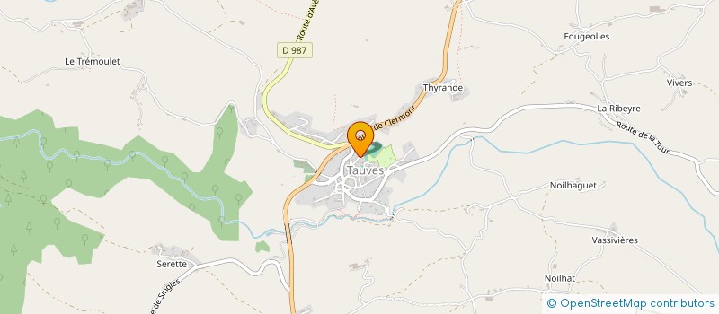 localisation de l'entreprise MONSIEUR MICHEL CHEMOLLE  TAUVES