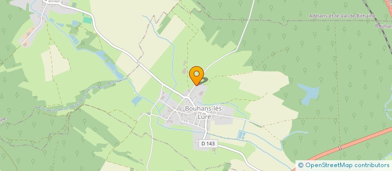 localisation de l'entreprise MONSIEUR MICHEL CHENE  BOUHANS-LES-LURE