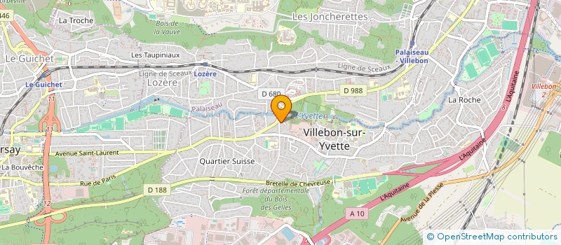 localisation de l'entreprise MONSIEUR MICHEL CHERUY à VILLEBON-SUR-YVETTE