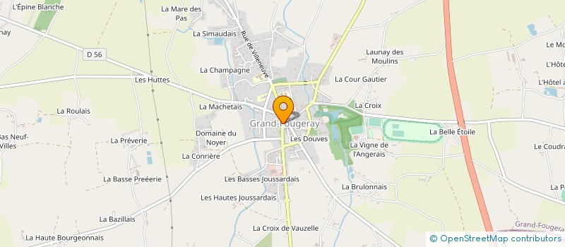 localisation de l'entreprise MONSIEUR MICHEL CHEVAL  GRAND-FOUGERAY