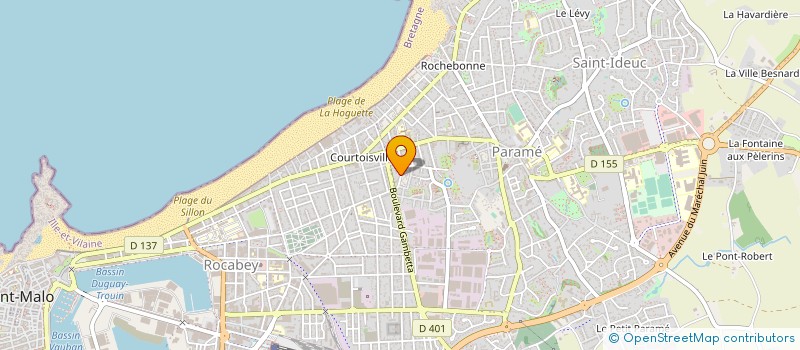 localisation de l'entreprise MONSIEUR MICHEL CHEVALIER  SAINT-MALO