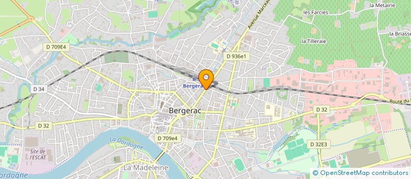 localisation de l'entreprise MONSIEUR MICHEL CHEVALIER à BERGERAC