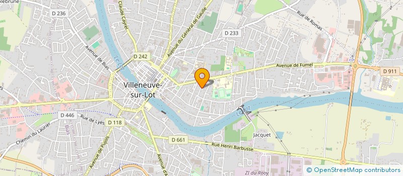 localisation de l'entreprise MONSIEUR MICHEL CHEVALIER  VILLENEUVE-SUR-LOT