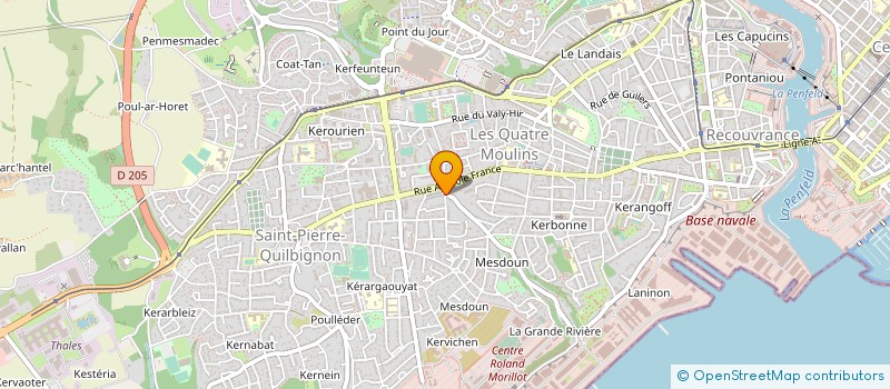 localisation de l'entreprise MONSIEUR MICHEL CHEVALIER à BREST