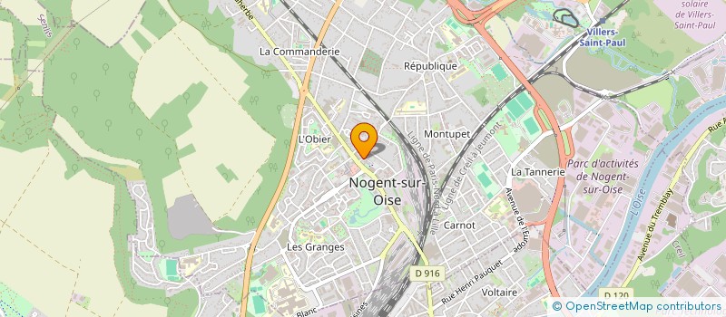 localisation de l'entreprise MONSIEUR MICHEL CHEVALLIER à NOGENT-SUR-OISE