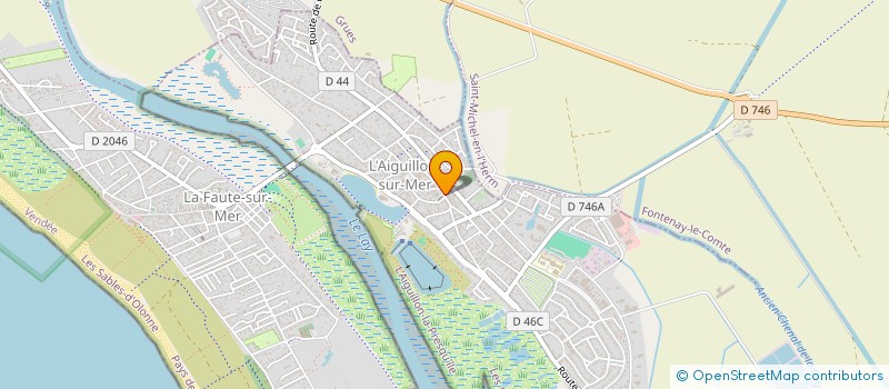 localisation de l'entreprise MONSIEUR MICHEL CHEVALLIER  L'AIGUILLON-LA-PRESQU'ILE