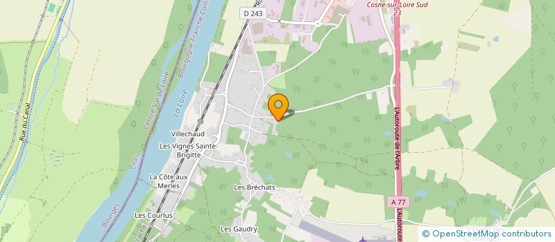 localisation de l'entreprise MONSIEUR MICHEL CHEVEREAU à COSNE-COURS-SUR-LOIRE
