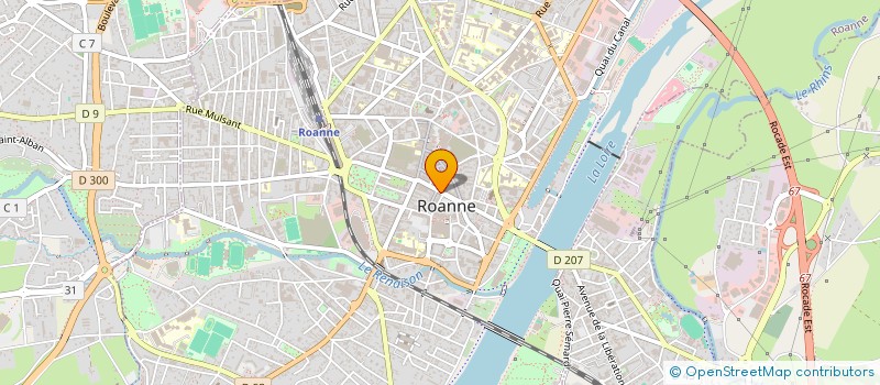 localisation de l'entreprise MONSIEUR MICHEL CHEVIGNON  ROANNE