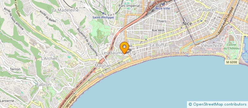 localisation de l'entreprise MONSIEUR MICHEL CHIARDOSSO à NICE