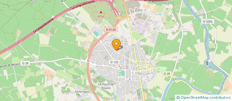 localisation de l'entreprise MONSIEUR MICHEL CHICOURAS  BESSAN