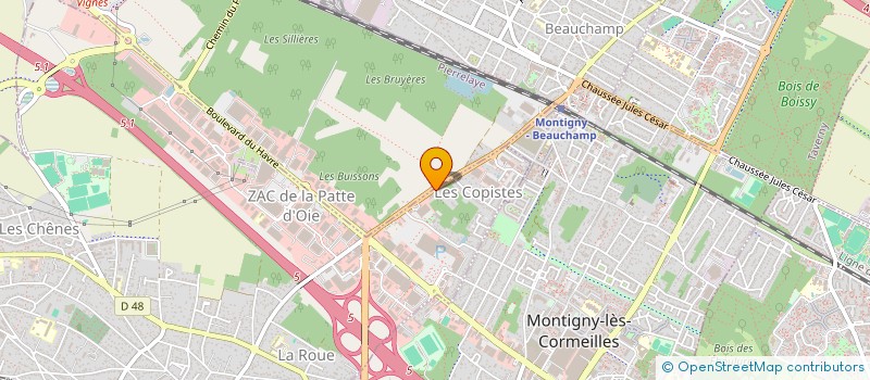 localisation de l'entreprise MONSIEUR MICHEL CHIEYSSAL  PIERRELAYE