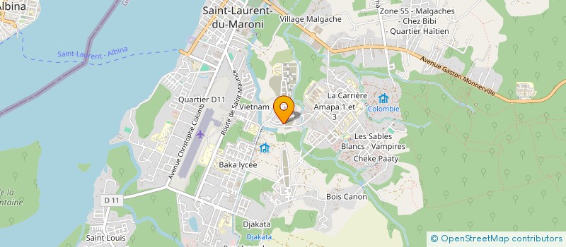 localisation de l'entreprise MONSIEUR MICHEL CHIN A LOI à SAINT-LAURENT-DU-MARONI