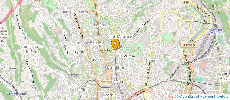 localisation de l'entreprise MONSIEUR MICHEL CHIRON à NICE