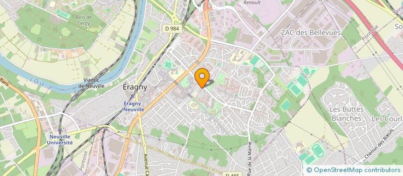 localisation de l'entreprise MONSIEUR MICHEL CHOISEAU  ERAGNY