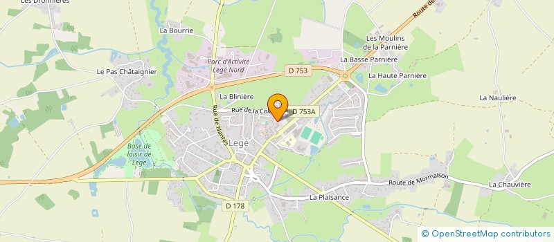 localisation de l'entreprise MONSIEUR MICHEL CHOLLET à LEGE