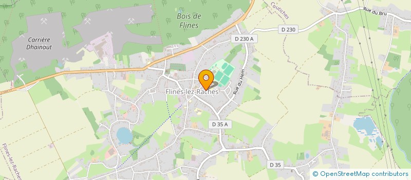 localisation de l'entreprise MONSIEUR MICHEL CHOQUEREAU  FLINES-LEZ-RACHES