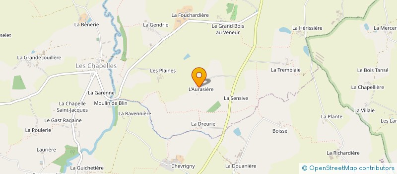 localisation de l'entreprise MONSIEUR MICHEL CHORIN  SAINT-AIGNAN-DE-COUPTRAIN