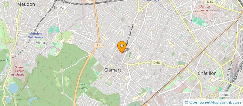 localisation de l'entreprise MONSIEUR MICHEL CHOSE  CLAMART