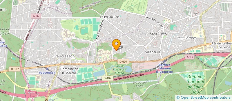 localisation de l'entreprise MONSIEUR MICHEL CHOTARD à GARCHES