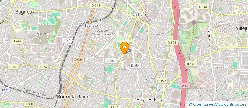 localisation de l'entreprise MONSIEUR MICHEL CHRISTOPHE  CACHAN