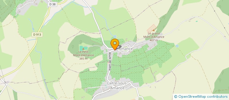 localisation de l'entreprise MONSIEUR MICHEL CHRISTOPHE  AMANCE