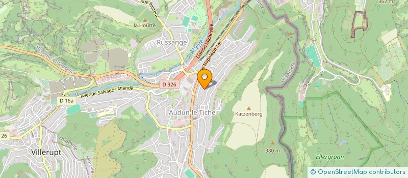 localisation de l'entreprise MONSIEUR MICHEL CIPRIANI  AUDUN-LE-TICHE