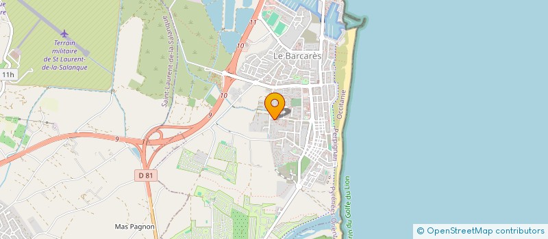 localisation de l'entreprise MONSIEUR MICHEL CLARET  LE BARCARES