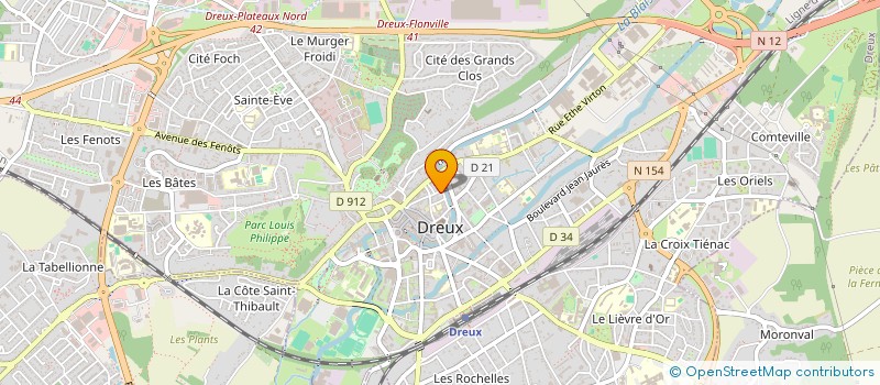 localisation de l'entreprise MONSIEUR MICHEL CLARY à DREUX
