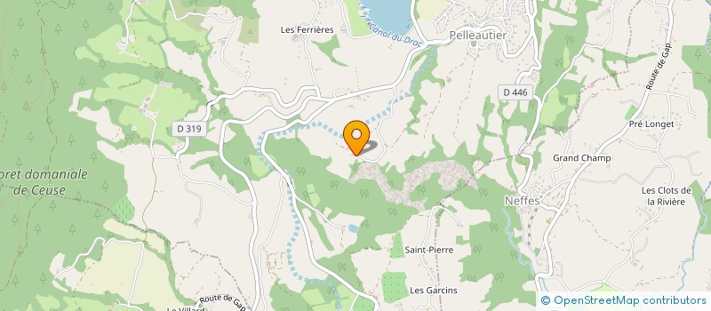 localisation de l'entreprise MONSIEUR MICHEL CLARY  PELLEAUTIER