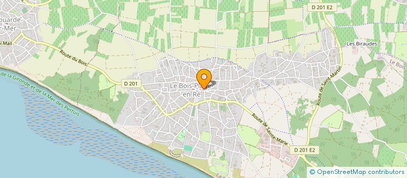 localisation de l'entreprise MONSIEUR MICHEL CLAUDE JACQUE BARIOU  LE BOIS-PLAGE-EN-RE